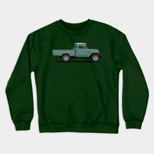 Land Cruiser FJ45 Pick Up Green Crewneck Sweatshirt